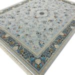 فرش افشان طرح مهدیسا رنگ سیلور 1200 شانه تراکم 3600 کد 2205605 - فرشخونه