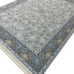 فرش افشان طرح آوا 1200 شانه تراکم 3600 کد 2205606 نقره ای