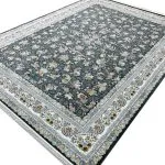 فرش افشان طرح بهار 1500 شانه تراکم 4500 کد 95F3105506 زغالی