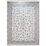 فرش افشان طرح بهار 1500 شانه تراکم 4500 کد 95F3105506 کرم