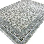 فرش افشان طرح بهار 1500 شانه تراکم 4500 کد 95F3105506 صدفی