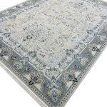 فرش افشان طرح رامتین رنگ صدفی 1500 شانه تراکم 4500 کد 3105509 - فرشخونه