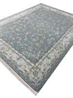 فرش افشان طرح شهرزاد رنگ طوسی 1500 شانه تراکم 4500 کد 3105510 - فرشخونه