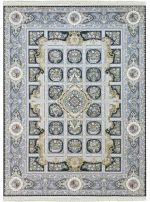 فرش خشتی طرح همایون رنگ زغالی 1500 شانه تراکم 4500 کد 3105511 - فرشخونه