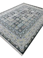 فرش خشتی طرح ارسباران رنگ زغالی 1500 شانه تراکم 4500 کد 3105514 - فرشخونه