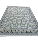 فرش افشان طرح زرافشان طوسی 1500 شانه تراکم 4500 کد 3105515 - فرشخونه