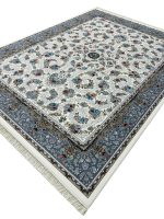 فرش افشان طرح گل آرا 700 شانه تراکم 2550 کد 95F7105908 کرم