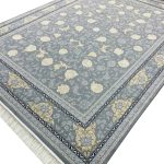 فرش افشان طرح آبان رنگ طوسی 700 شانه تراکم 2550 کد 7105910 - فرشخونه