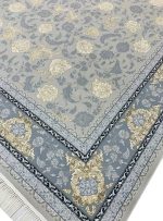 فرش افشان طرح آبان رنگ نقره ای 700 شانه تراکم 2550 کد 7105910 - فرشخونه