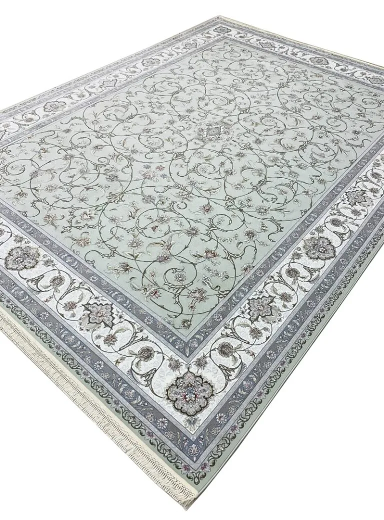 فرش افشان طرح آیتک 1700 شانه 5100 کد 8101707 سبز