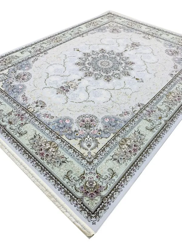فرش طرح لیندا 1700 شانه 5100 کد 8101709 سیلور