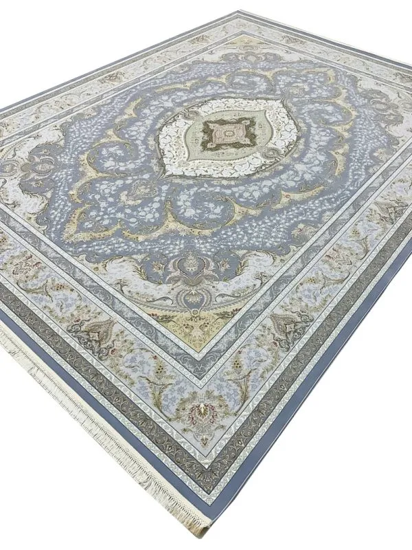 فرش طرح گلبهار 1700 شانه 5100 کد 8101711 دلفینی