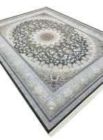 فرش طرح دیانا 1700 شانه 5100 کد 8101713 زغالی