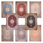 فرش طرح باغ مهرداد برجسته 1200 شانه تراکم 3600 کد 2101005 - فرشخونه