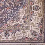 فرش طرح باغ مهرداد دودی برجسته 1200 شانه تراکم 3600 کد 2101005 - فرشخونه