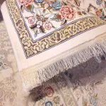 فرش طرح باغ مهرداد کرم برجسته 1200 شانه تراکم 3600 کد 2101005 - فرشخونه