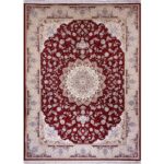 فرش طرح باغ مهرداد لاکی برجسته 1200 شانه تراکم 3600 کد 2101005 - فرشخونه