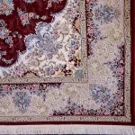 فرش طرح باغ مهرداد لاکی برجسته 1200 شانه تراکم 3600 کد 2101005 - فرشخونه