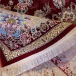 فرش طرح باغ مهرداد لاکی برجسته 1200 شانه تراکم 3600 کد 2101005 - فرشخونه