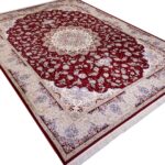 فرش طرح باغ مهرداد لاکی برجسته 1200 شانه تراکم 3600 کد 2101005 - فرشخونه