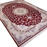 فرش طرح باغ مهرداد لاکی برجسته 1200 شانه تراکم 3600 کد 2101005 - فرشخونه