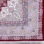 فرش گلفام لاکی برجسته 1200 شانه تراکم 3600 برجسته کد 2101203 - فرشخونه
