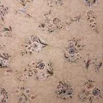 فرش افشان طرح دایار رنگ بژ گل برجسته 1200 شانه 10 رنگ کد 2204009 - فرشخونه