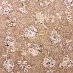 فرش افشان طرح دایار رنگ کاراملی گل برجسته 1200 شانه 10 رنگ کد 2204009 - فرشخونه