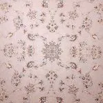 فرش افشان طرح دایار رنگ نقره ای گل برجسته 1200 شانه 10 رنگ کد 2204009 - فرشخونه
