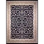 فرش افشان طرح افرا رنگ سرمه ای گل برجسته 1200 شانه 10 رنگ کد 2204010 - فرشخونه