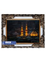 تابلو فرش طرح بارگاه امام حسین (ع) کد 20093