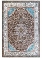 فرش اصفهان طرح ملکشاه گردویی 1200 شانه غیر برجسته کد 21012831 - فرشخونه