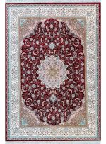 فرش اصفهان طرح ملکشاه لاکی 1200 شانه غیر برجسته کد 21012831 - فرشخونه