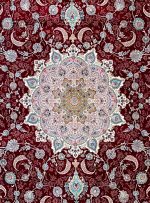 فرش اصفهان طرح ملکشاه لاکی 1200 شانه غیر برجسته کد 21012831 - فرشخونه