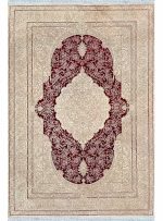 فرش نیلین رنگ لاکی 1200 شانه تراکم 3600 کد 21012837 - فرشخونه