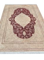 فرش نیلین رنگ لاکی 1200 شانه تراکم 3600 کد 21012837 - فرشخونه