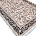 فرش افشان طرح سامین رنگ کرم 1200 شانه تراکم 3600 کد 21012840 - فرشخونه