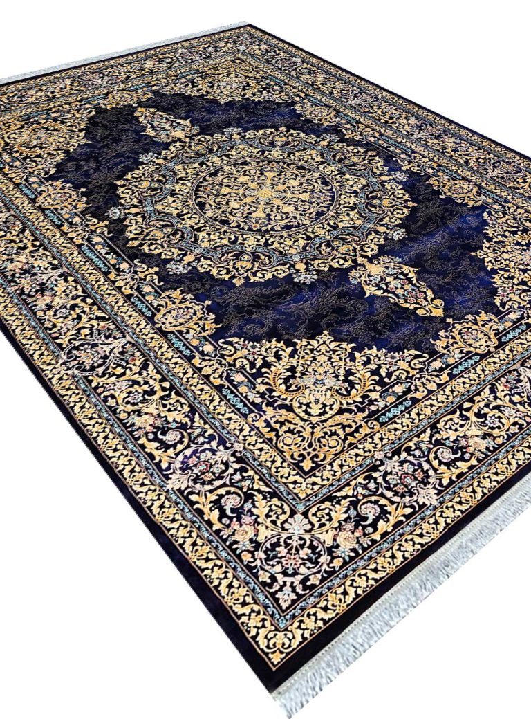 فرش فرانسوی طرح آریکا 1200 شانه تراکم 3600 کد 12841 - فرشخونه