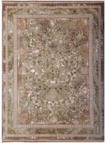 فرش افشان وینتیج طرح سلین یاسی 1500 شانه 10 رنگ کد 3101207 - فرشخونه