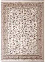 فرش افشان طرح سیران 1500 شانه 10 رنگ کد 1219کرم