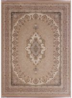 فرش طرح شکیبا 1500 شانه 10 رنگ کد 1224 بژ