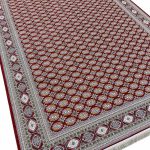 فرش ترکمن طرح گل ماری لاکی 1500 شانه گل برجسته کد 3101306 - فرشخونه