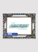 قاب شاپرک چوبی کد 32H001 سفید
