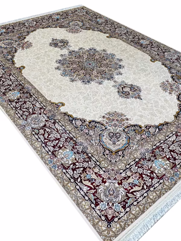 فرش ماشینی طرح گلوریا 1200 شانه کد 12824