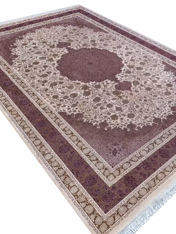 فرش ماشینی طرح اصفهان 1200 شانه کد 12830