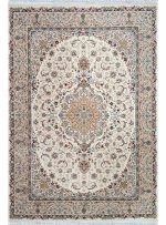 فرش 1200 شانه تراکم 3600 کد 12842 کرم