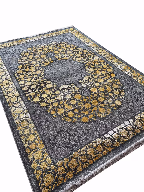 فرش طرح رایان 700 شانه گل برجسته کد 70056