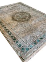 فرش وینتیج طرح بهديس رنگ نسکافه ای 700 شانه کد 771214 - فرشخونه