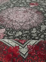 فرش طرح ترنج 700 شانه گل برجسته کد 73125 - Image 12