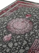 فرش طرح ترنج 700 شانه گل برجسته کد 73125 - Image 14